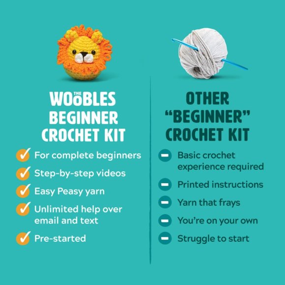 Kiki the Chick Beginner Crochet Kit - Picture 12 of 16